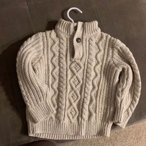 Gap cream cable sweater. 2T.
